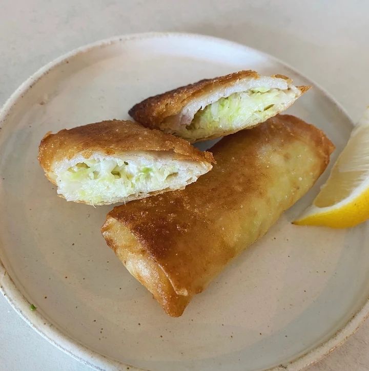 長谷川あかり レシピ 千切りキャベツとクリームチーズの春巻き