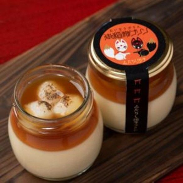 大丸福岡天神店「うまいもの大会」御稲荷プリン みたらし団子プリン
