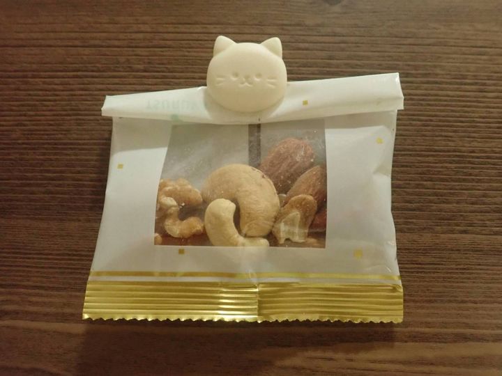 ダイソー：アニマルクリップ(ねこ、3個)
