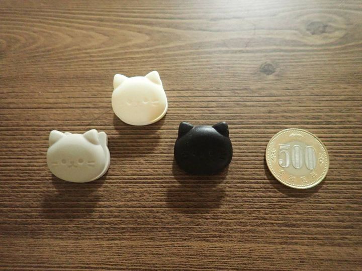 ダイソー：アニマルクリップ(ねこ、3個)