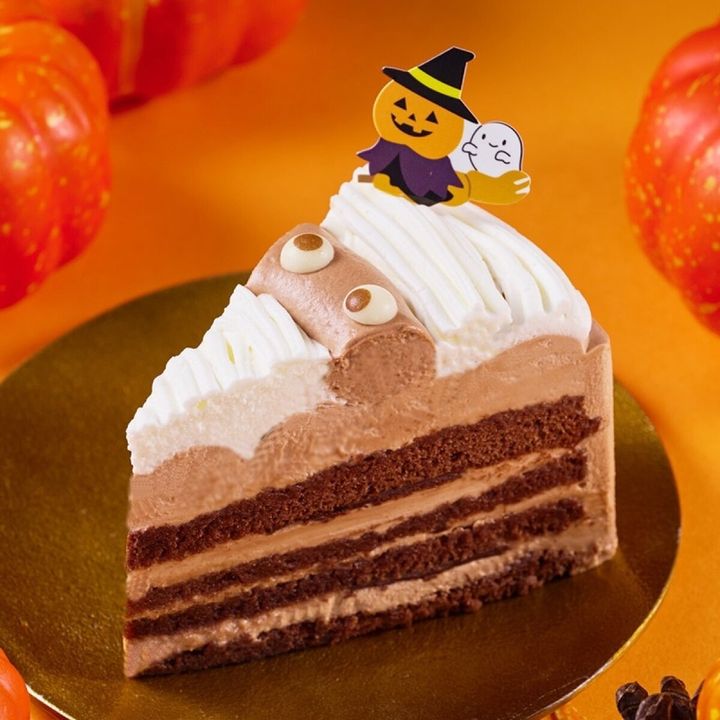 ミイラ男をイメージしたチョコレートケーキ