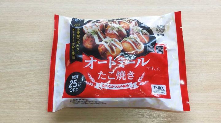 オートミールで作った たこ焼き