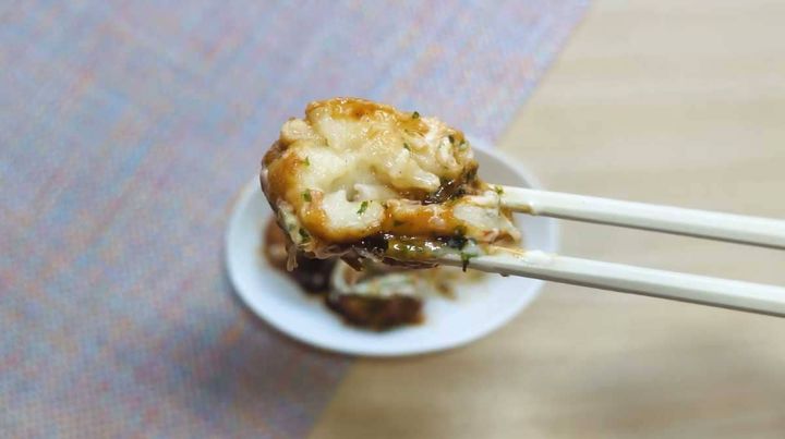 オートミールで作った たこ焼き
