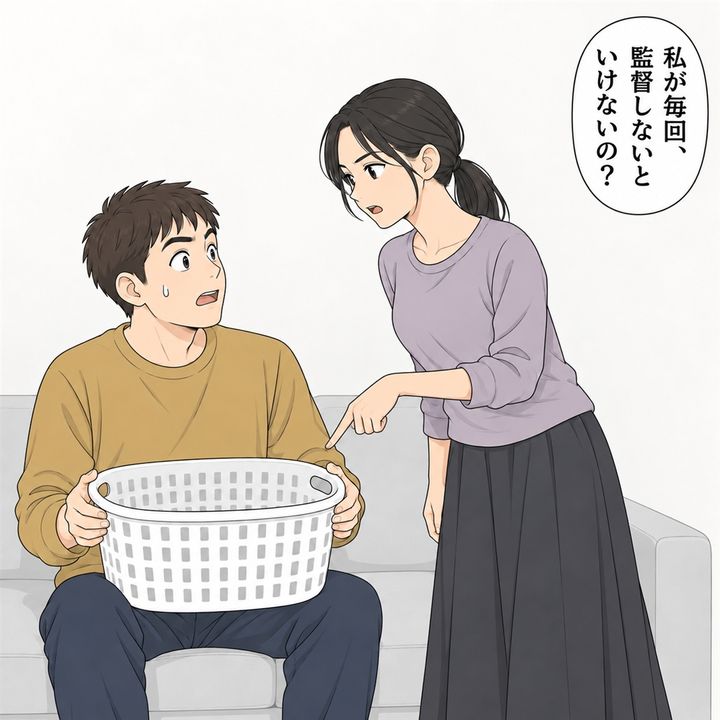 作業だけでなく、最後まで担当してほしいと伝えます。