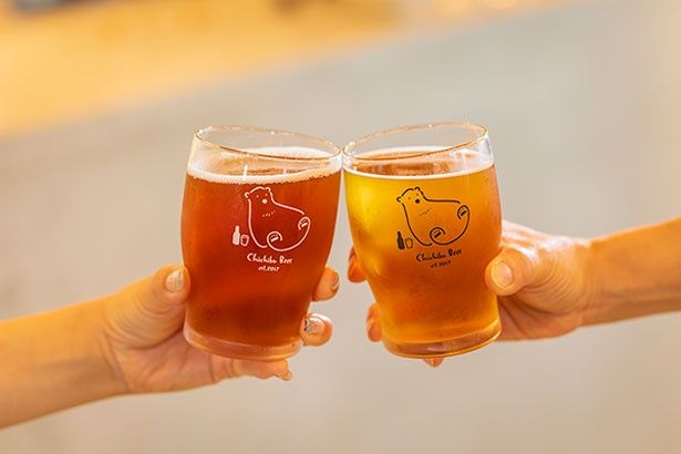 グラスのサイズが選べるから、好みのビールを存分に味わうことができる／CRAFT-BEER-STAND-ゆい