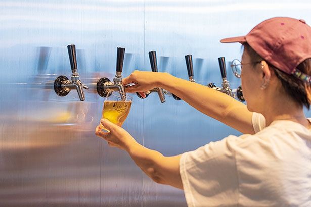 この日のおすすめは「くまのよりみちエール」／CRAFT-BEER-STAND-ゆい