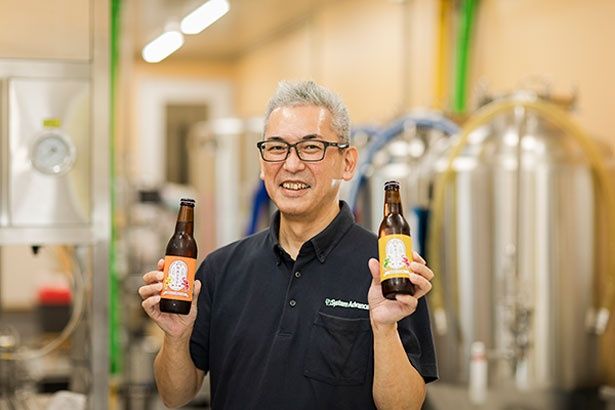 孤軍奮闘して新座クラフトを立ち上げた、醸造長の中嶌さん／新座クラフト
