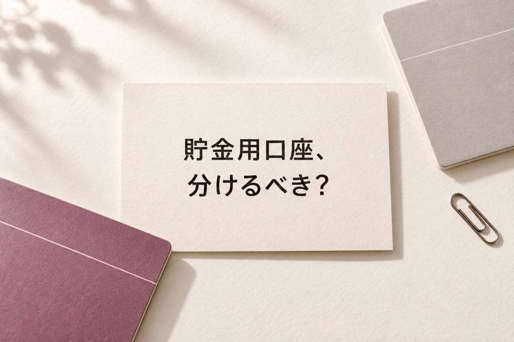 「貯金用口座、生活費と分けるべき？」“残ったら貯める”を変える３つの考え方