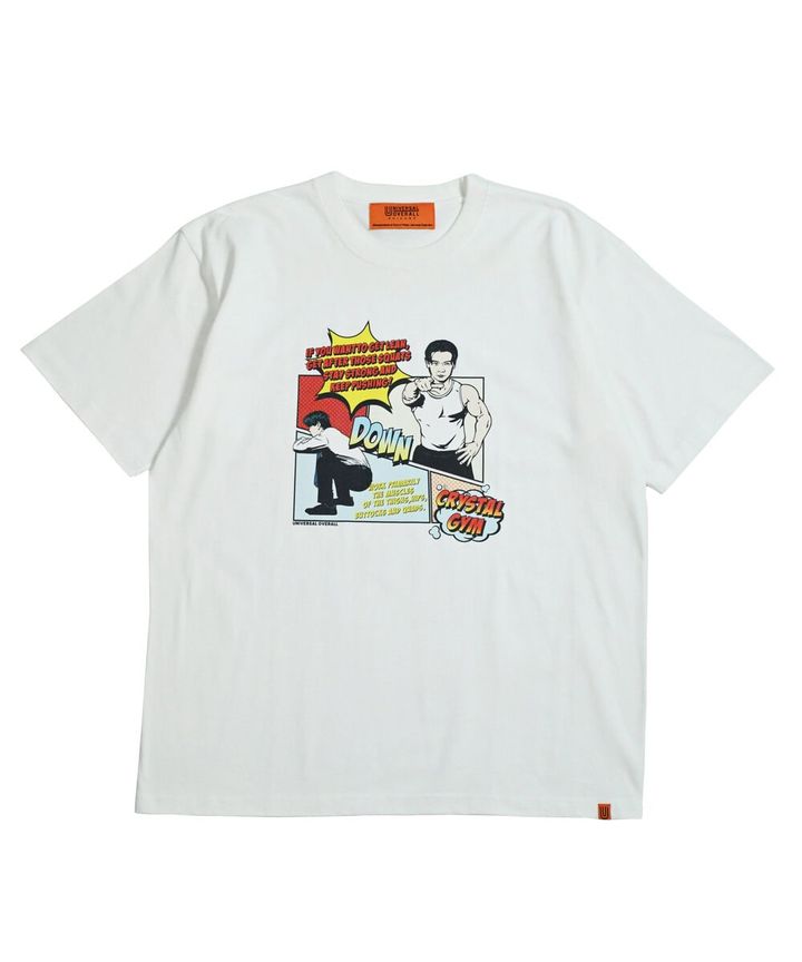 アメコミをテーマにしたコラボレーションTシャツ。