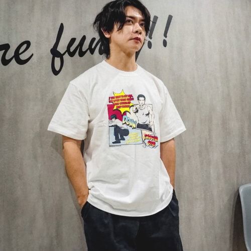 マヂラブ野田の「クリスタルジム」がUNIVERSAL OVERALLと異色コラボ！アメコミ・筋トレ・ラグビーをテーマの限定Tシャツ3種が登場
