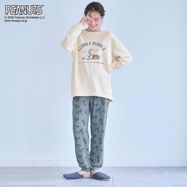 「チュニックパジャマ(アイボリー)」(5990円)