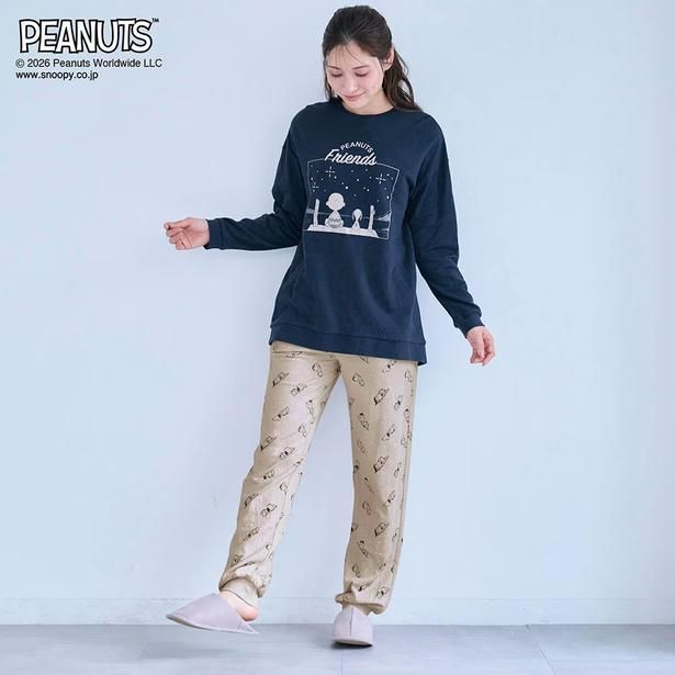 「チュニックパジャマ(ネイビー)」(5990円)