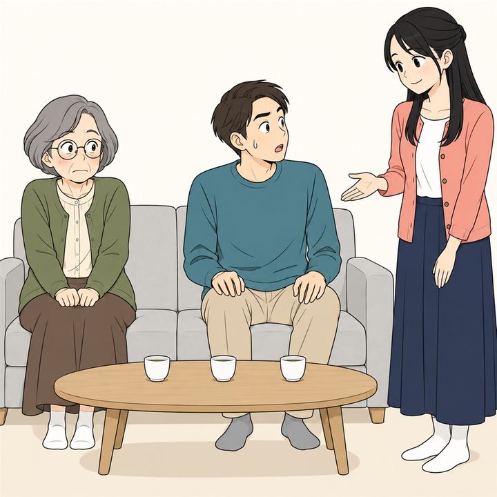 「母の日のプレゼントはやめてって」夫の伝言に従った妻、義母が贈り物のない兄嫁を責めた席で返した一言
