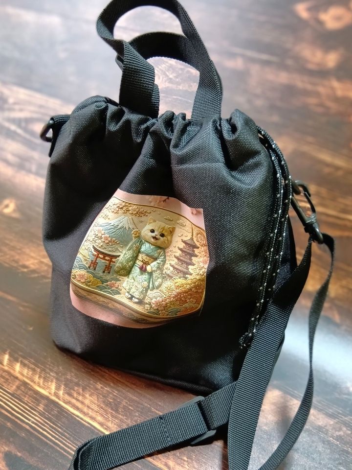 世界に1つ！お気に入りの着物猫がバッグになりました！SUZURIで作った私だけの愛用品