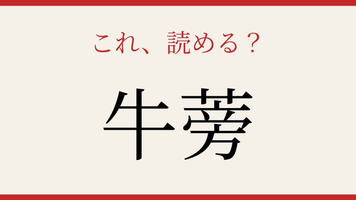 【難読漢字】これが読めたら博識！野菜の意外な表記の問題画像