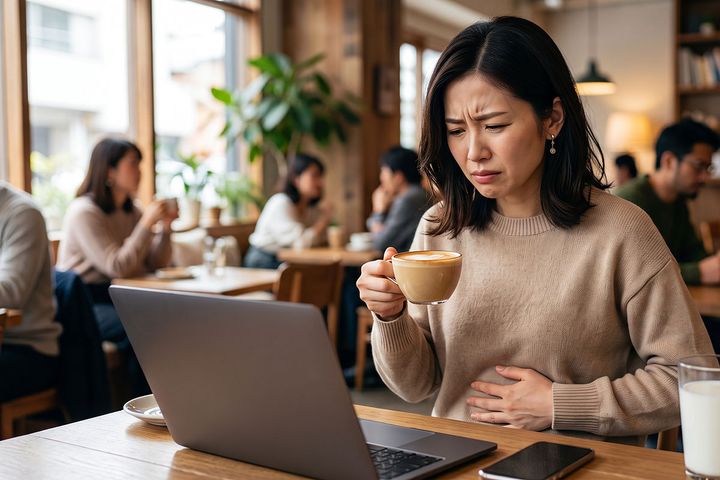 カフェラテでお腹がゴロゴロすることありませんか？