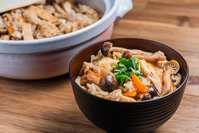 きのこの炊き込みご飯