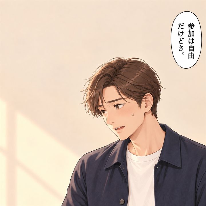 夫は打ち上げへの参加が自由だと認めました。