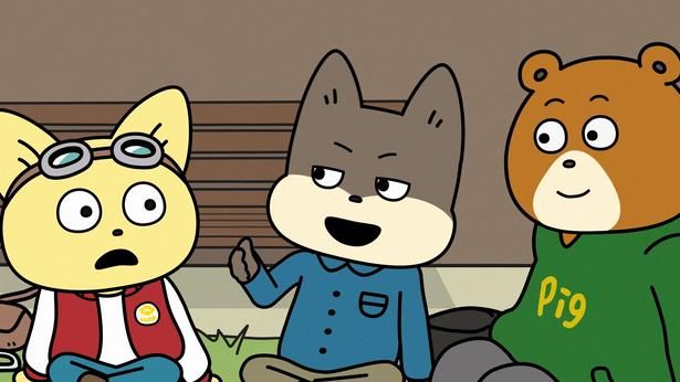 キャラクターたちのゆるくてコミカルなやり取りにほっこり [c]Space Academy/ちょっくら月まで映画委員会