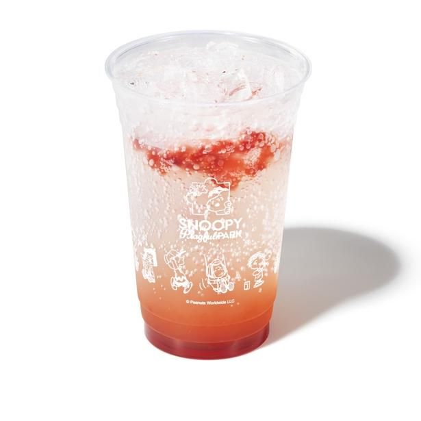  「プレイフルスカッシュ(満開！ストロベリーピーチ)」(各700円) 