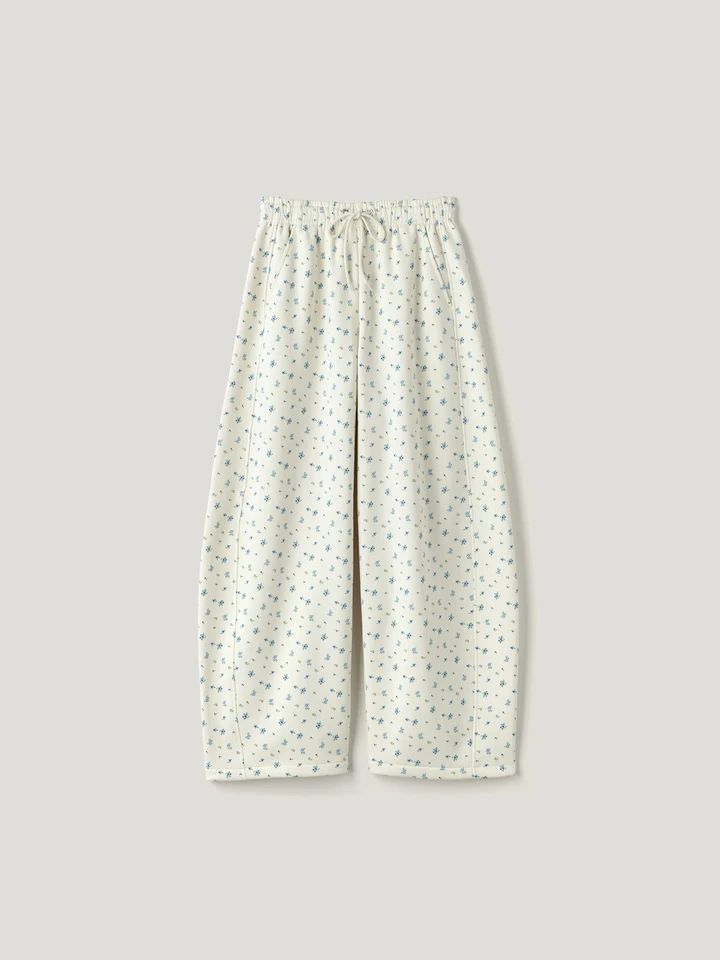 フラワープリントスウェットパンツ￥2990