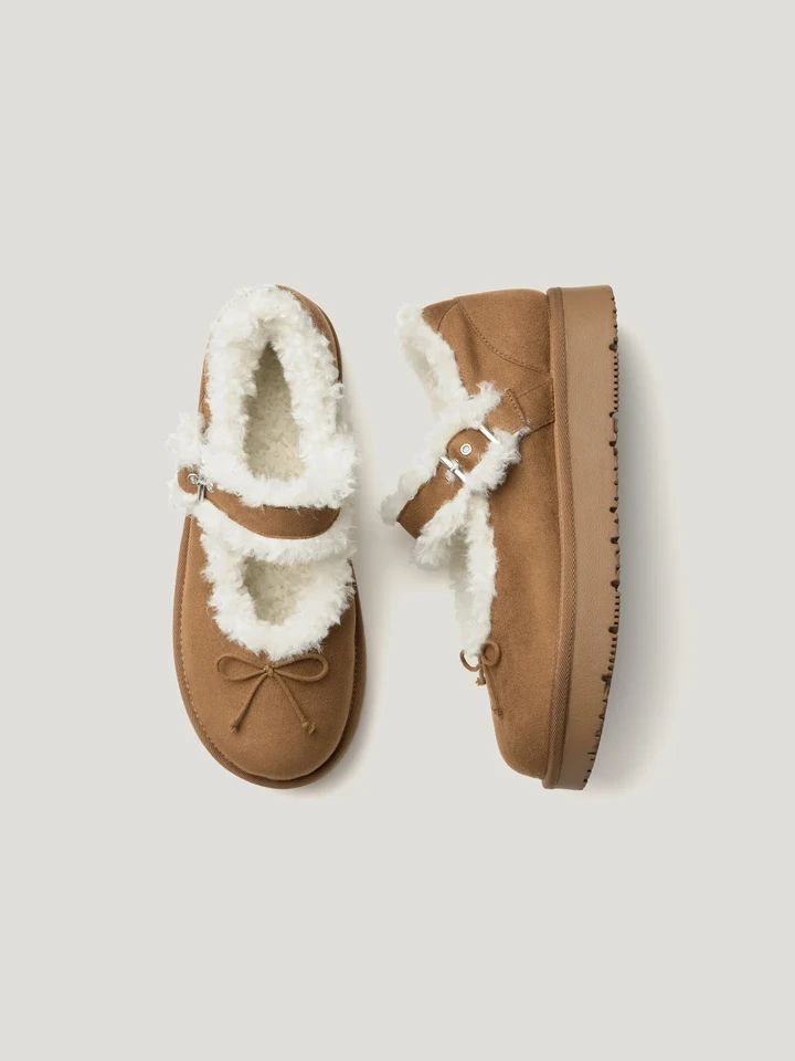 フェイクムートンメリージェーンシューズ￥2990