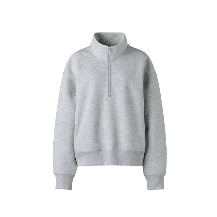スウェットハーフジッププルオーバー￥3990