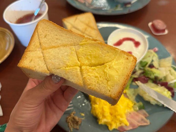 トーストの厚み