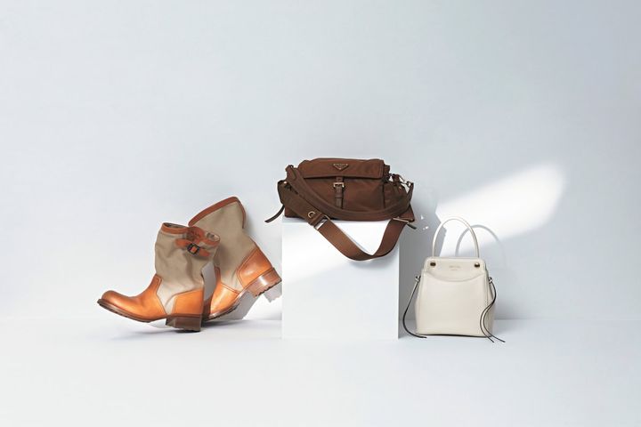プラダののバッグとシューズ