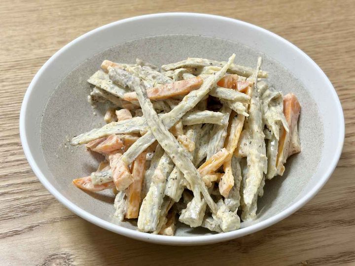 画像: 簡単ごぼうサラダの完成！