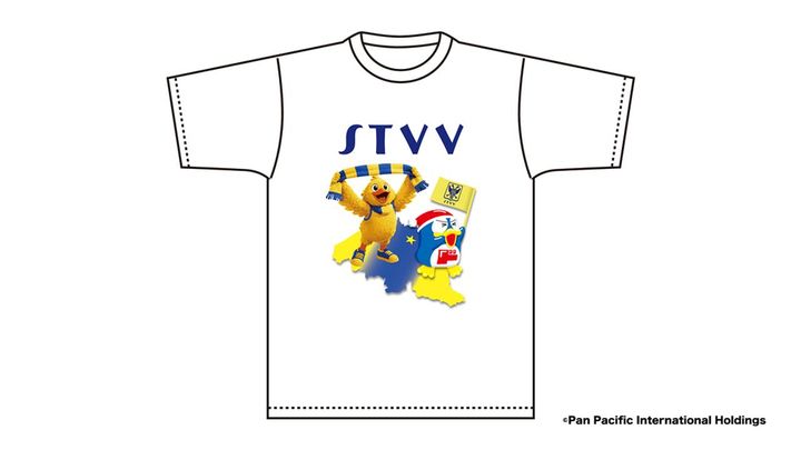 画像: ドンペン×ビンキー Tシャツ（※ビンキーはSTVVのチームマスコット）