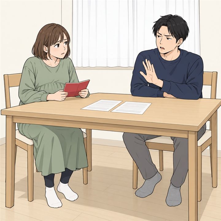 「生活費は自分の貯金から出せよ」妊娠中の妻に言い放った夫、通帳を閉じた妻の問い返しに黙り込んだ