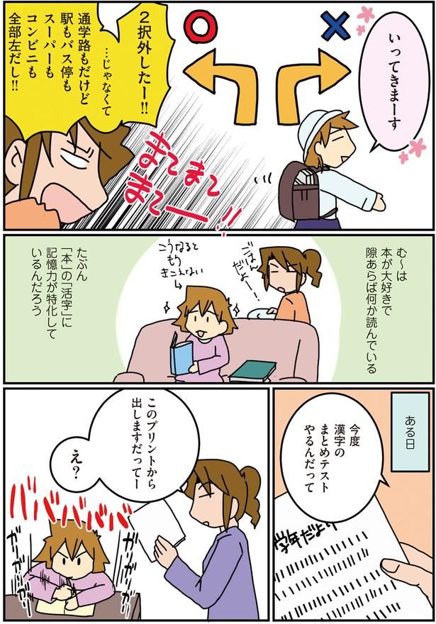 「本」の「活字」に記憶力が特化しているんだろう （C）さーたり／KADOKAWA