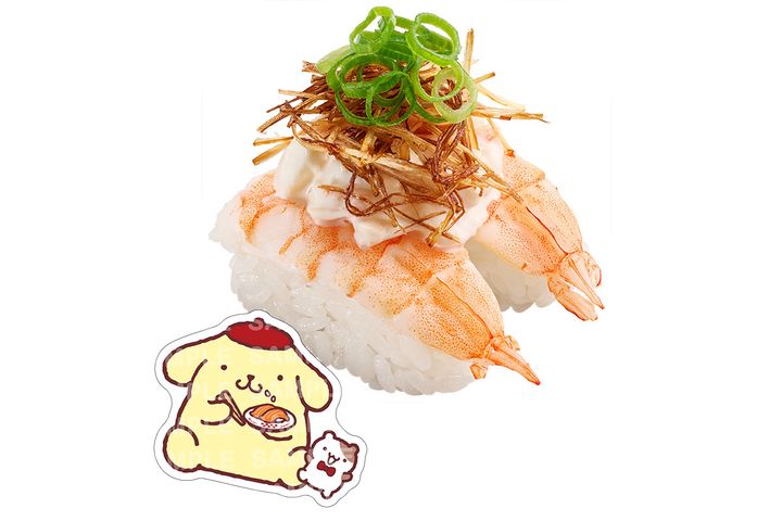 第1弾 ポムポムプリン コラボピック付き エビエビサラダ／￥280（税込み）〜