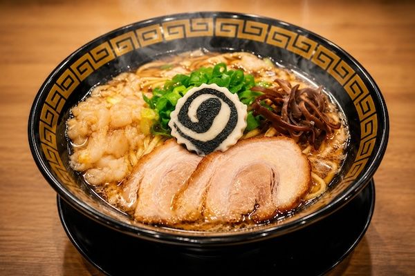 【愛媛県松山市】中荘醤油と共同開発！濃厚油そばを楽しめる「松山ブラックラーメン 黒虎屋」を新OPEN