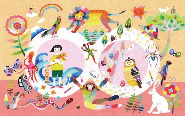 色エンピツ作家・かわばたあきこさんの新作アートグッズ「和紙一筆箋」が発売！