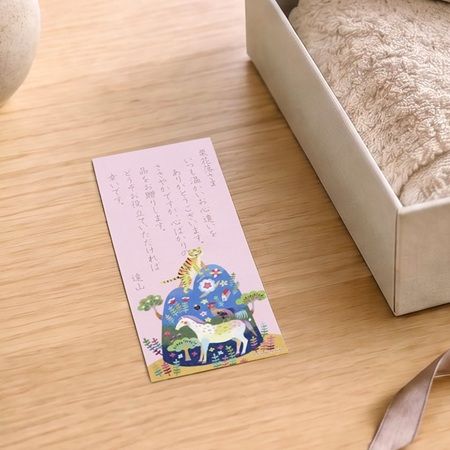 色エンピツ作家・かわばたあきこさんの新作アートグッズ「和紙一筆箋」が発売！