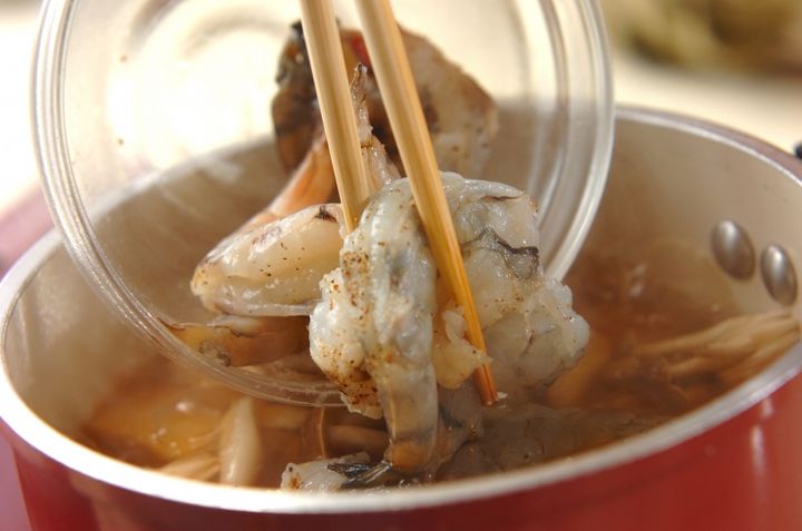 エビと豆腐のうま煮の作り方2