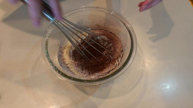 ボウルに入れた生地