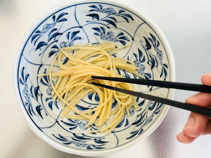スパゲッティは20本がベスト！100回以上作った【お弁当用パスタ】の作り方