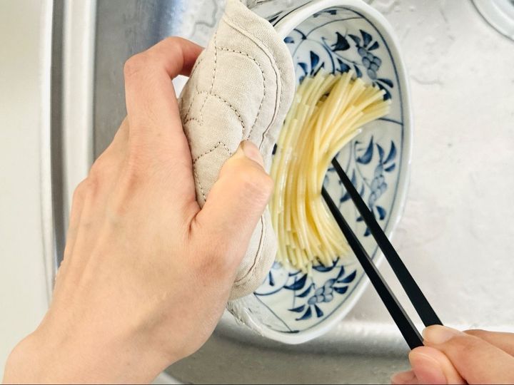 スパゲッティは20本がベスト！100回以上作った【お弁当用パスタ】の作り方