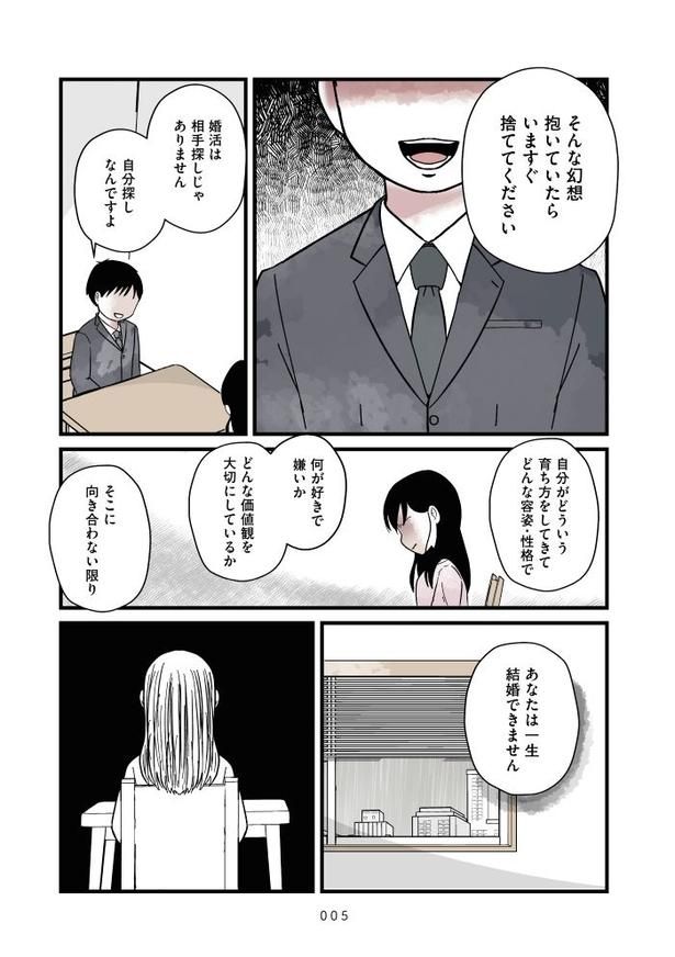 結婚さえできないわたし_005 画像提供：(C)魚田コットンさん／KADOKAWA