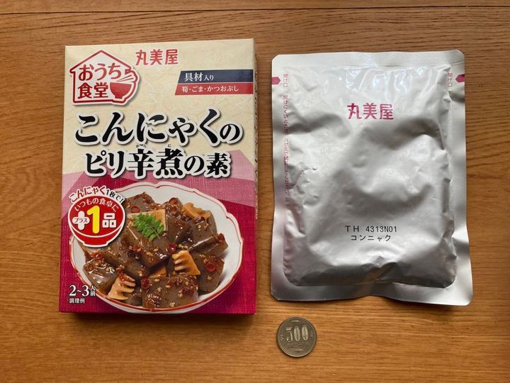 ダイソー：丸美屋 おうち食堂こんにゃくのピリ辛煮の素 140g
