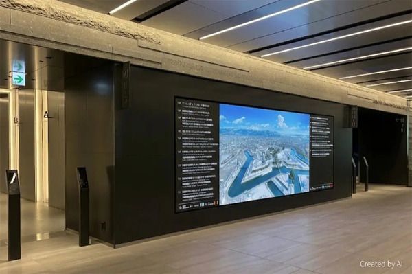 【北海道札幌市】「アーバンネット札幌リンクタワー」で生成AIによるデジタルアート『Utsuroi Art』放映