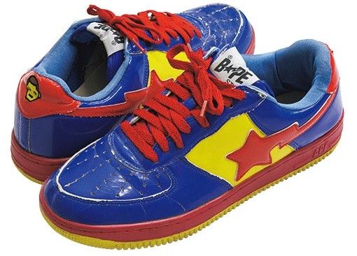 YAMEPI©︎さんとTAKERUさんの私物スニーカー A BATHING APE® SUPERMAN BAPE STA LOW