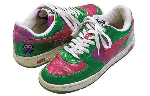 YAMEPI©︎さんの私物スニーカー A BATHING APE® BAPESTA LOW BABY MILO MONSTER GLITTER