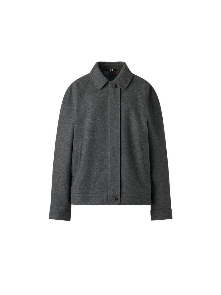 ウールブレンドハリントンジャケット ¥7,990
