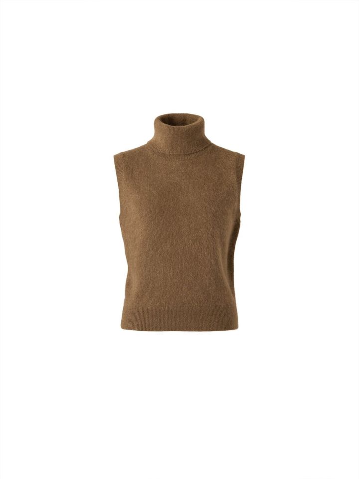 フラッフィカシミヤベスト ¥8,990