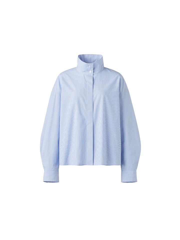 コットンスタンドカラーシャツ ¥3,990