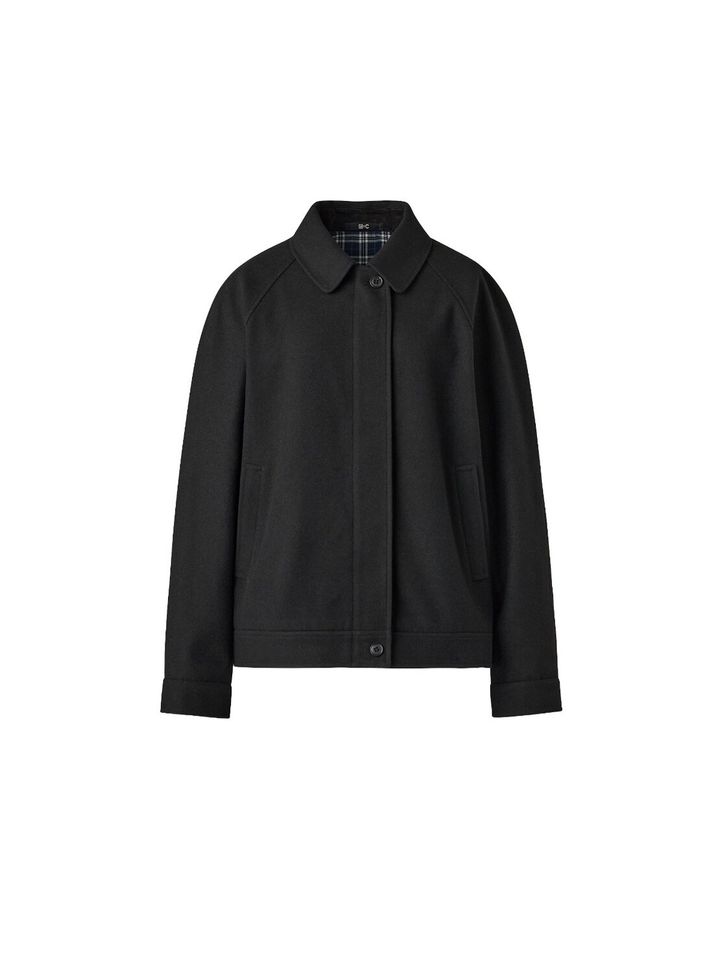 ウールブレンドハリントンジャケット ¥7,990